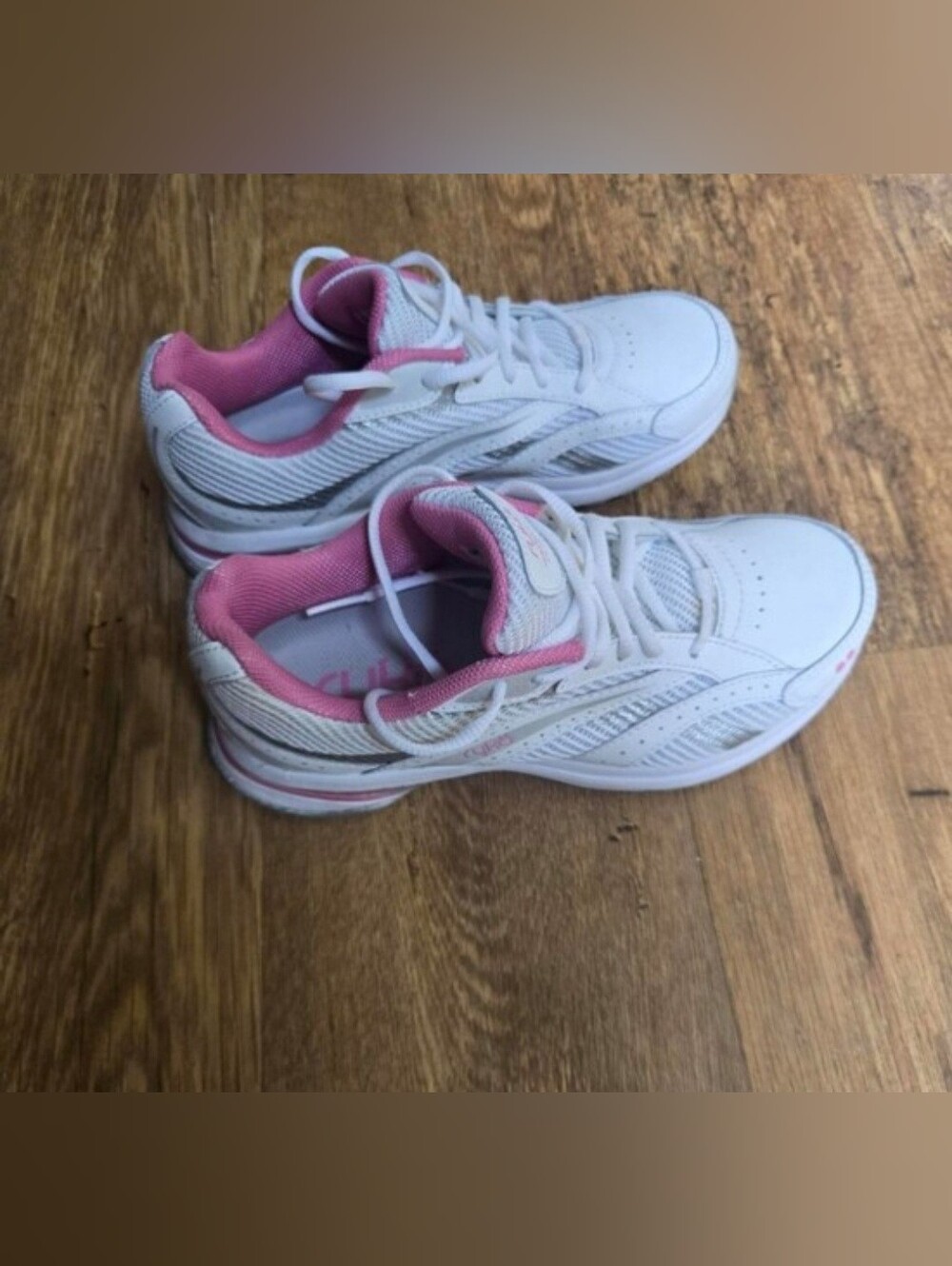 Ryka White and Pink Sneakers